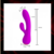 Vibrador dupla estimulação ZACHARY 12 VIBRAÇÕES Pretty Love - comprar online