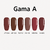 Gama de Esmaltes en Gel – Colección A (6 colores fijos)