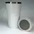 Copo térmico com som LED Bluetooth, tampa abridora, 420ml