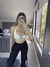 CROP TOP NEGRO - comprar en línea