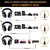Oneodio over ear fones de ouvido alta fidelidade estúdio dj fone com fio monito