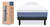 Juego Colchon Comfort Plus + Base Nordic 100x200 Sleep Box