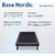 Juego Colchon Comfort Plus + Base Nordic 100x200 Sleep Box - tienda online