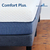 Colchón Alta Densidad 140x190 Con Memory Foam Sleep Box en internet