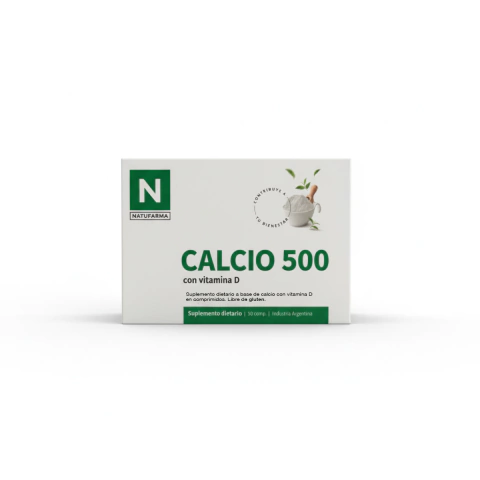 Natufarma Calcio 500 50Comp - comprar online