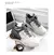 Imagem do Tênis masculino com fivela giratória, sapatos confortáveis e relaxantes com c