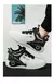 Tênis masculino com fivela giratória, sapatos confortáveis e relaxantes com c - loja online