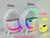 Carregador sem fio almofada suporte alto-falante rgb luz noturna carregamento rápido para iphone samsung xiaomi huawei