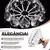 Kit 10 PEÇAS Puxadores Cristal Diversos Tamanhos Porta Gaveta Rose Gold ou Prat - loja online