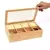 Caixa decorativa de bambu 8 nichos - oikos - comprar online