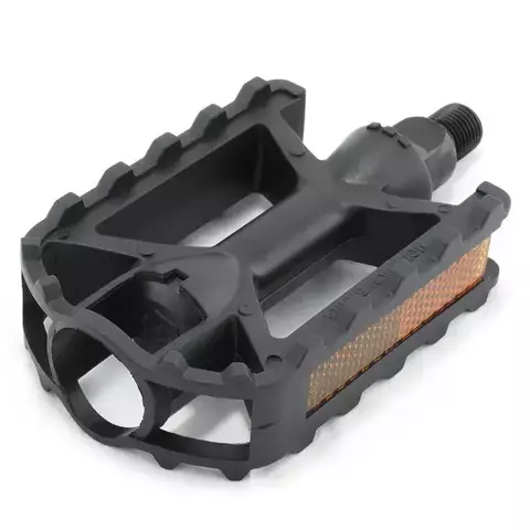 PEDAL 9/16 BARRA NYLON PRETO METALCICLO