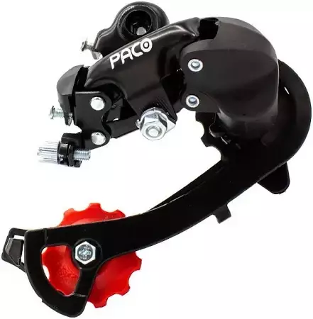 CAMBIO TRAZEIRO 7 VEL PRETO 12D C/FIXACAO NO QUADRO PACO