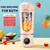 Liquidificador de suco e shakes - Espremedor portátil inoxidável - Shop Rápido