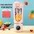 Liquidificador de suco e shakes - Espremedor portátil inoxidável na internet