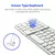 Teclado sem fio - Mini teclado dobrável portátil - Shop Rápido