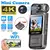 Ultra HD 4K WiFi Mini Câmera Portátil Gravador de Vídeo Digital Polícia Body