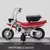 Minúsculo Motobi Caddy 50cc Cicomotor Scooter Modelo, Diecast Veículos, Toy Cl