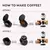 Adaptador de cápsula de café reutilizável recarregável para conversão de cápsula de café Dolce Gusto compatível com máquina Genio S Piccolo XS - ISATECH1302
