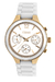 Reloj Feraud LF30028LD malla de acero y cerámica multifunción para dama - comprar online