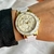 Reloj Orient Fut0f003s0 Mujer malla ceramica blanco y dorado - comprar online