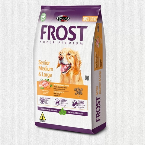 Ração Seca Frost Cães Sênior Raças Médias e Grandes 15kg
