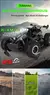 Carro RC DK087 1:16 Off-Road 2WD com Motor Brushless, Luzes LED, Pneus de Alta Aderência e Velocidade de até 20 km/h