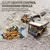 Escavadeira RC 2.4G com Controle Remoto 9 Canais, Rotação 680°, Luzes e Sons Realistas – Modelo em Escala 1:20 com Bateria Recarregável - loja online