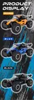 Carro RC DK087 1:16 Off-Road 2WD com Motor Brushless, Luzes LED, Pneus de Alta Aderência e Velocidade de até 20 km/h - Compra Fácil