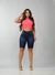 Bermuda Ciclista Jeans Escuro Com Puído - loja online
