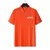 Image of Novo negócio bordado masculino casual camisa polo de manga curta, moda manga cu