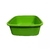 Pote de plástico Quadrado Grande com tampa transparente - comprar online