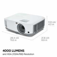 PROYECTOR VIEWSONIC VALUE PA503S 3600LM BLANCO Y GRIS 100V/240V - tienda online