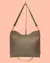 Bolsa de couro cinza 98781