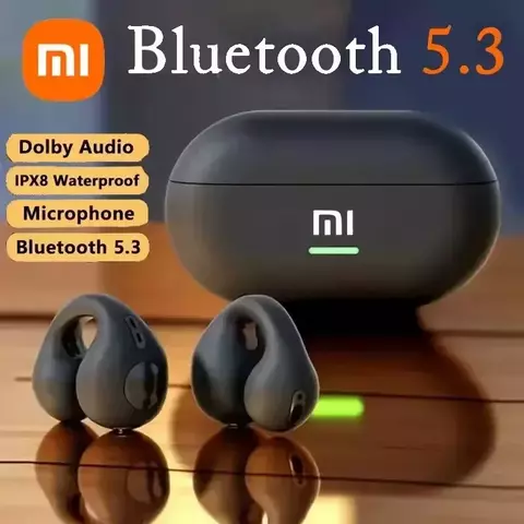 Xiaomi t75 fones de ouvido bluetooth condução óssea sem fio.