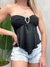 Cropped Feminino em Ribana sem Alça com Fivela e Babado Manoela Ref. 1503 - comprar online