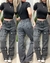 Calça Jeans Cargo 4 Bolsos Grafite Suelen Ref. 1527
