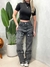 Calça Jeans Cargo 4 Bolsos Grafite Suelen Ref. 1527 - comprar online