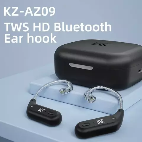 KZ AZ09 HD Fones de ouvido sem fio Bluetooth Atualização Fio Gancho de ouvido