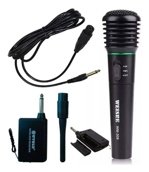 MICROFONO INALAMBRICO O CON CABLE WEISRE