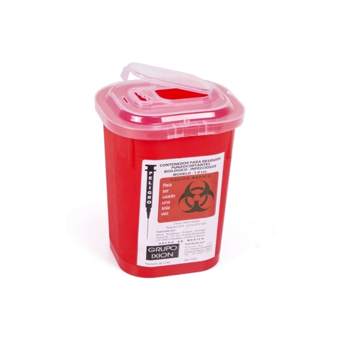 Contenedor punzocortante 1.0 l IXION