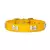 Coleiras de couro de osso para cães de estimação, coleiras para cachorros, pu - GaláxiaShop