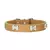 Coleiras de couro de osso para cães de estimação, coleiras para cachorros, pu - comprar online