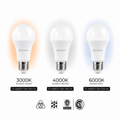 Lampara Led Bulbo A60 E27 Dimerizable 12w en internet