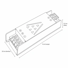 Fuente Switching Metalica SLIM 12V 2A 24W - comprar online