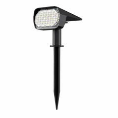 ESTACA JABALINA USB-SOLAR LED NEGRA IP65