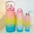 Kit com 3 Garrafas Rosa, Azul e Pretas