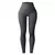 Imagem do Calças de yoga de fio de malha sem costura feminina cintura alta leggings esportivas levantamento de quadril treinamento de corrida emagrecimento e elegante