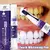 V34 roxo dentes branqueamento creme dental remover manchas de placa limpeza higiene oral ferramentas de lixívia dental respiração fresca beleza saúde - loja online