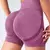 Mulheres sem costura esportes yoga shorts cintura alta treino elevador bunda correndo calças curtas impacto scrunch elástico roupas de ginásio - GrindFit I Fitness I Saúde e bem estar