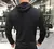 Novo inverno outono hoodies camisa esportiva dos homens chapéu com zíper correndo jaquetas de fitness ginásio roupas esportivas esporte topo masculino 2022 - comprar online